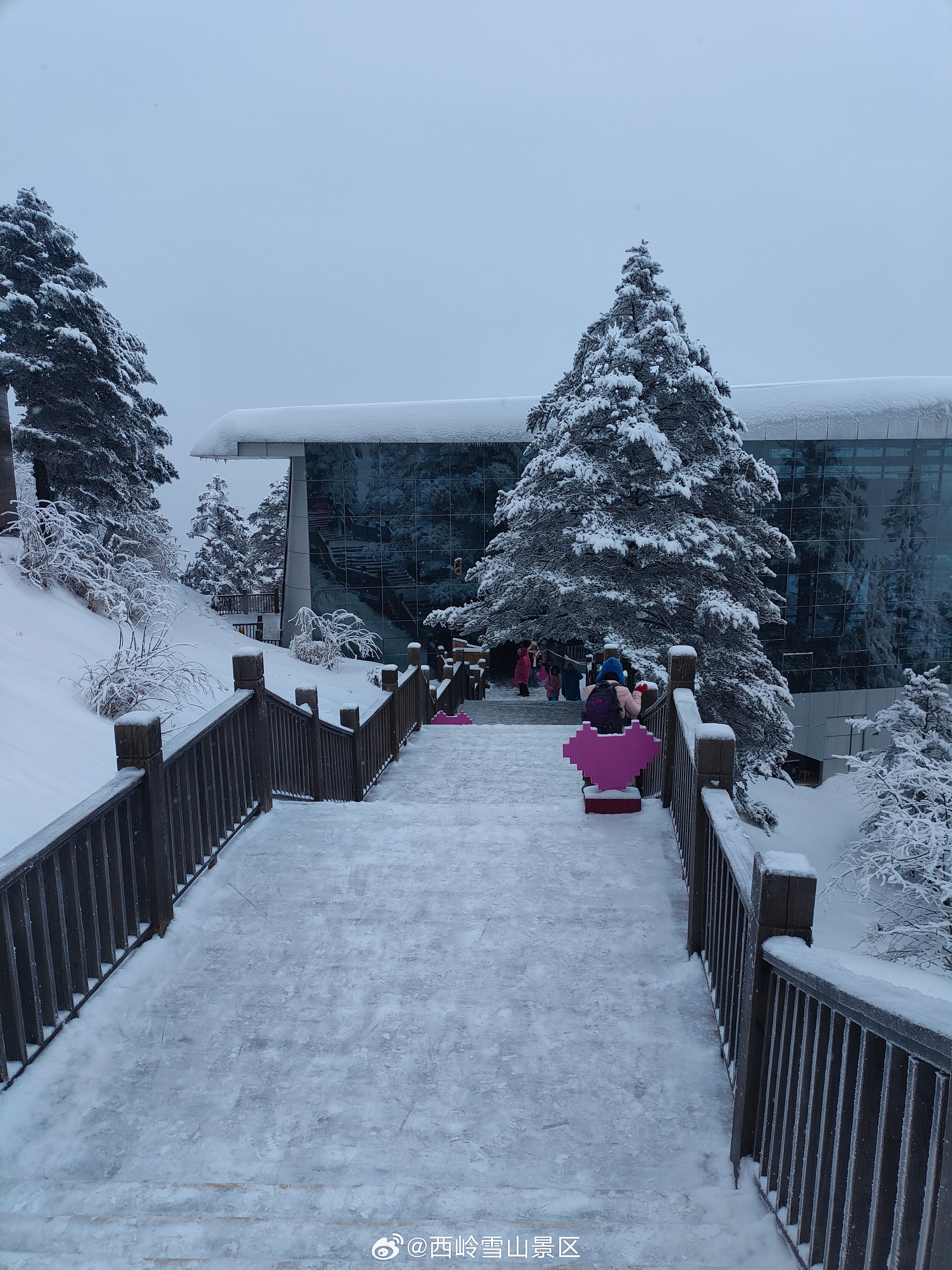 这片雪景美得让人心动，冬日必去！❄️🌲 ​​​