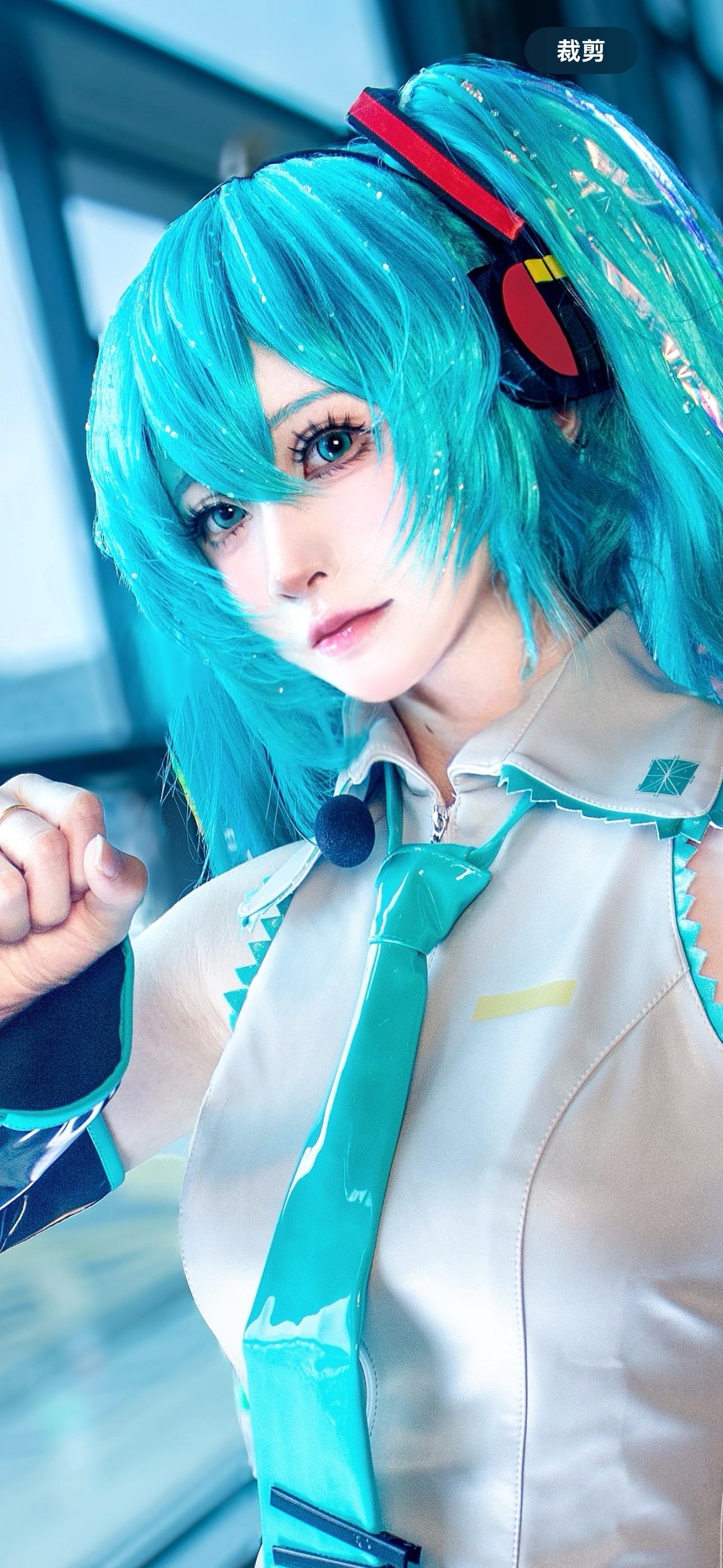 初音未来cos图文版。摄影是