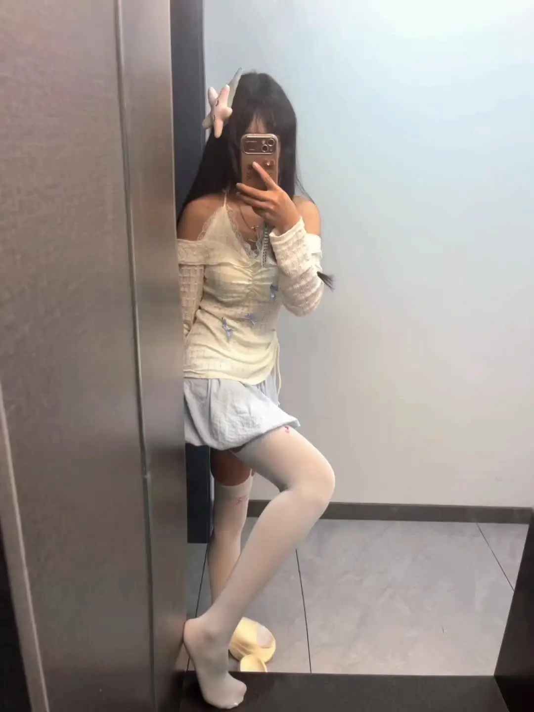 今日穿搭 夏天该有的样子 不露脸系列 对镜子拍 夏天穿搭