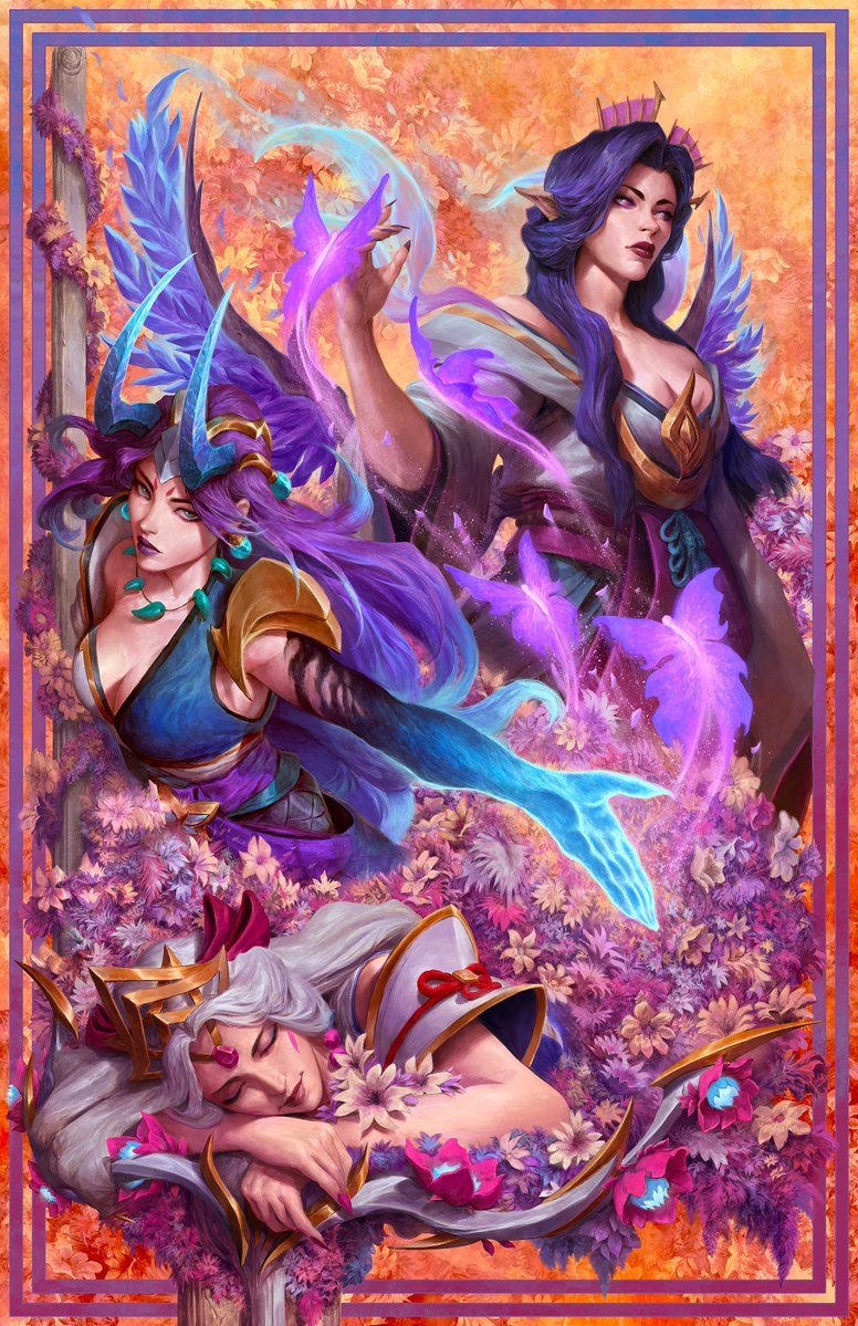 画师分享灵魂莲华线下活动海报原图X：DaveRapoza   英雄联盟[超话] 