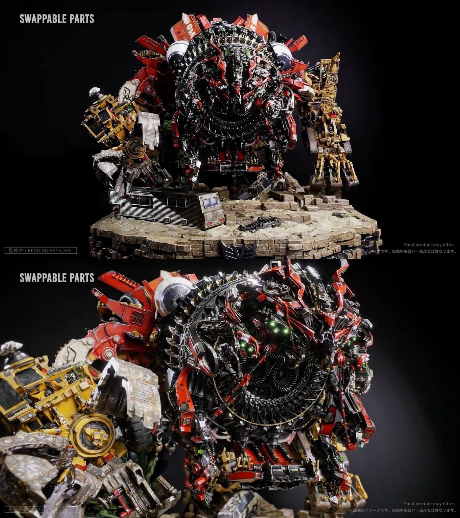 Prime 1 Studio 变形金刚电影2 Devastator 大力神雕像,