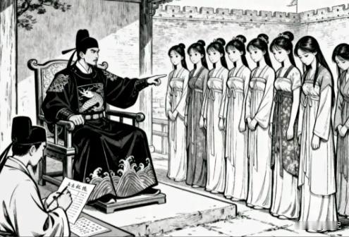 1407年，朱棣下诏全国选美，谁知当美女们送到京师后，锦衣卫纪纲先挑出几个最漂亮