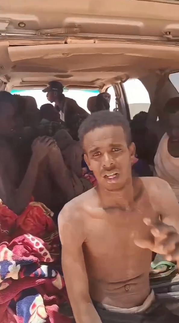 五天前，一辆从苏丹逃难经乍得境内，途经瓦迪霍瓦尔的客车在利比亚境内约40公里处抛