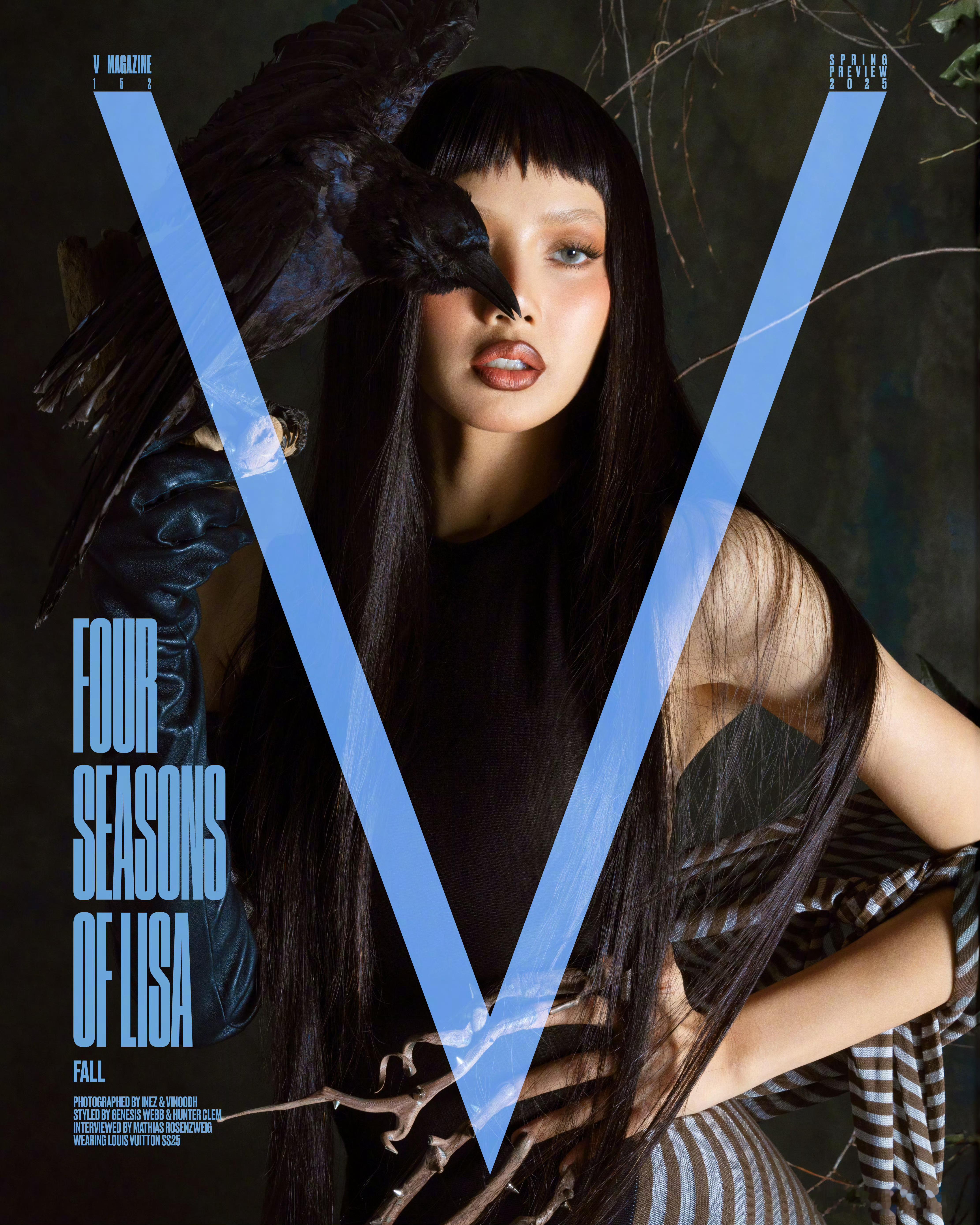Lisa《V》杂志三版封面 