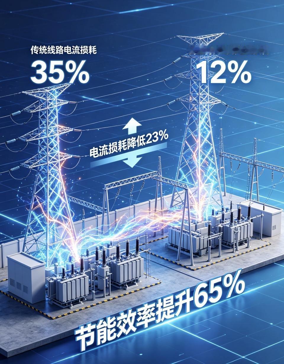 新型材料大幅降低电力损耗，节能效率提升65%！🔌💡
