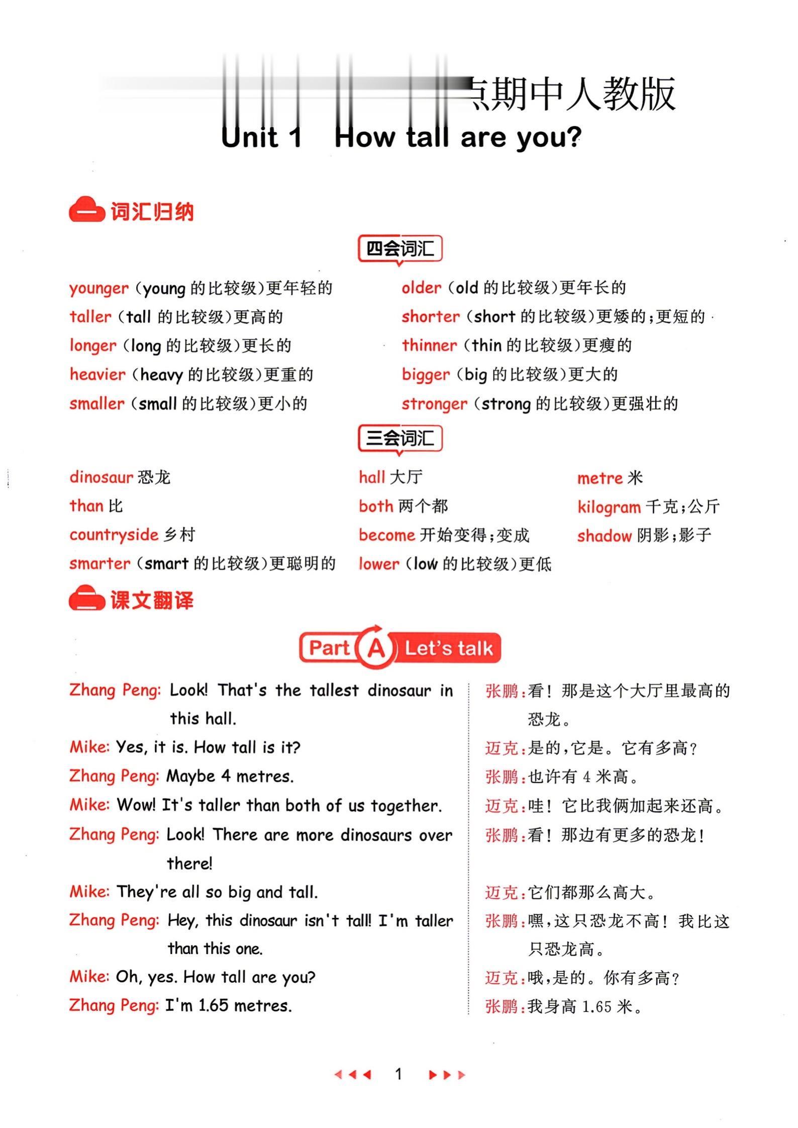 六年级下册英语期中救命笔记！背完直接冲满。谁懂啊！人教版六下英语期中核...