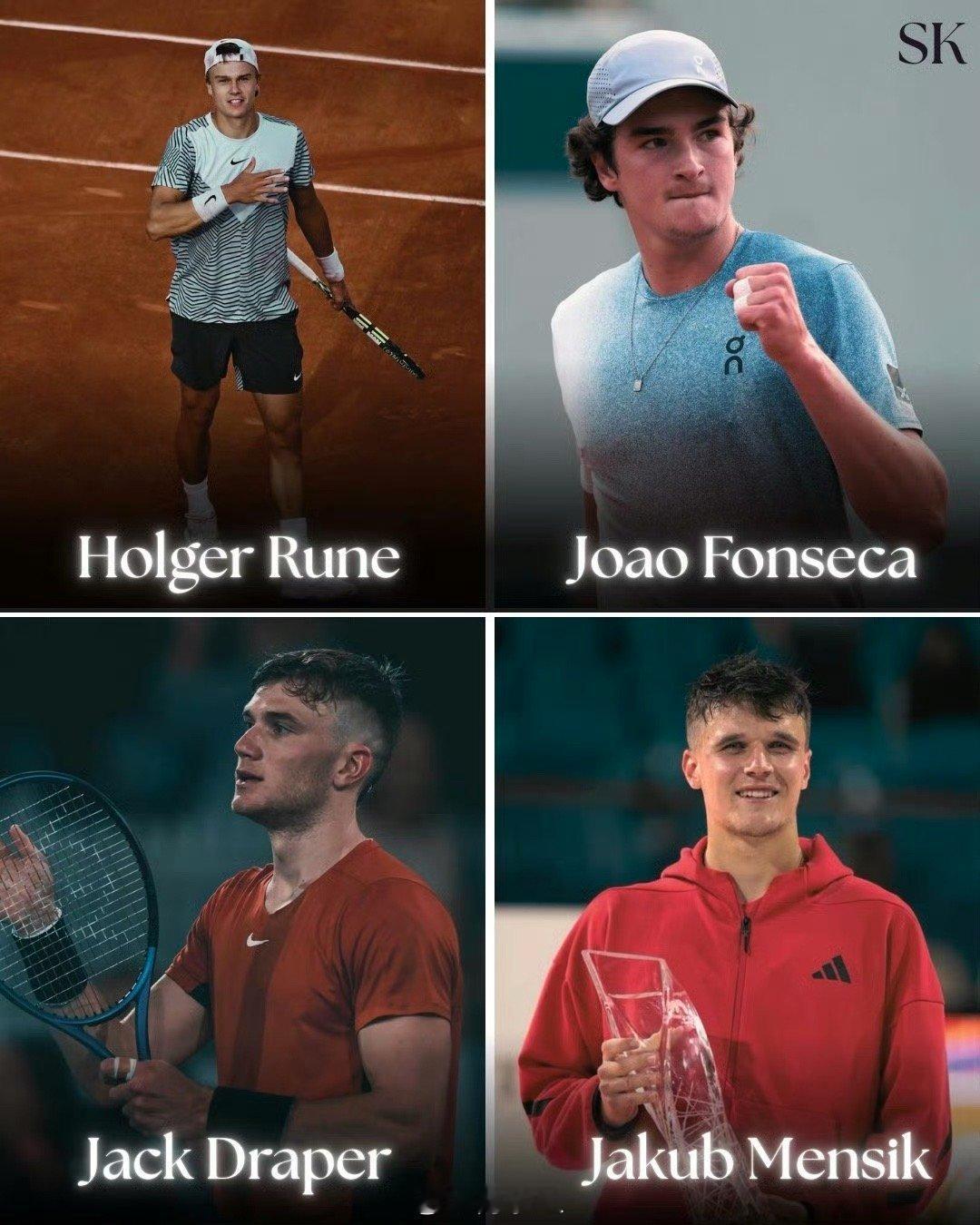 谁最有希望加入阿尔卡拉斯和辛纳，组成新的三巨头？鲁内、丰塞卡、德雷珀、门希克年度