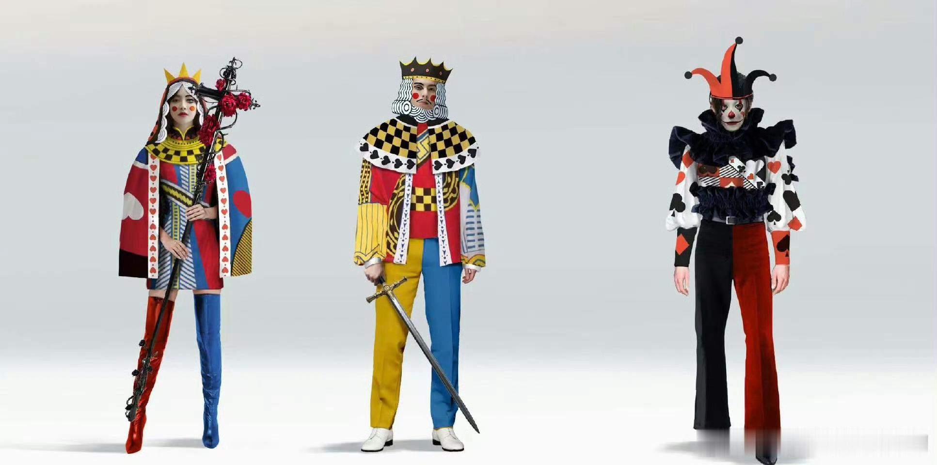 王鹤棣王鹤棣cos扑克牌 棣棣cos扑克牌的这套造型终于放出来了，谁能说不像呢哈