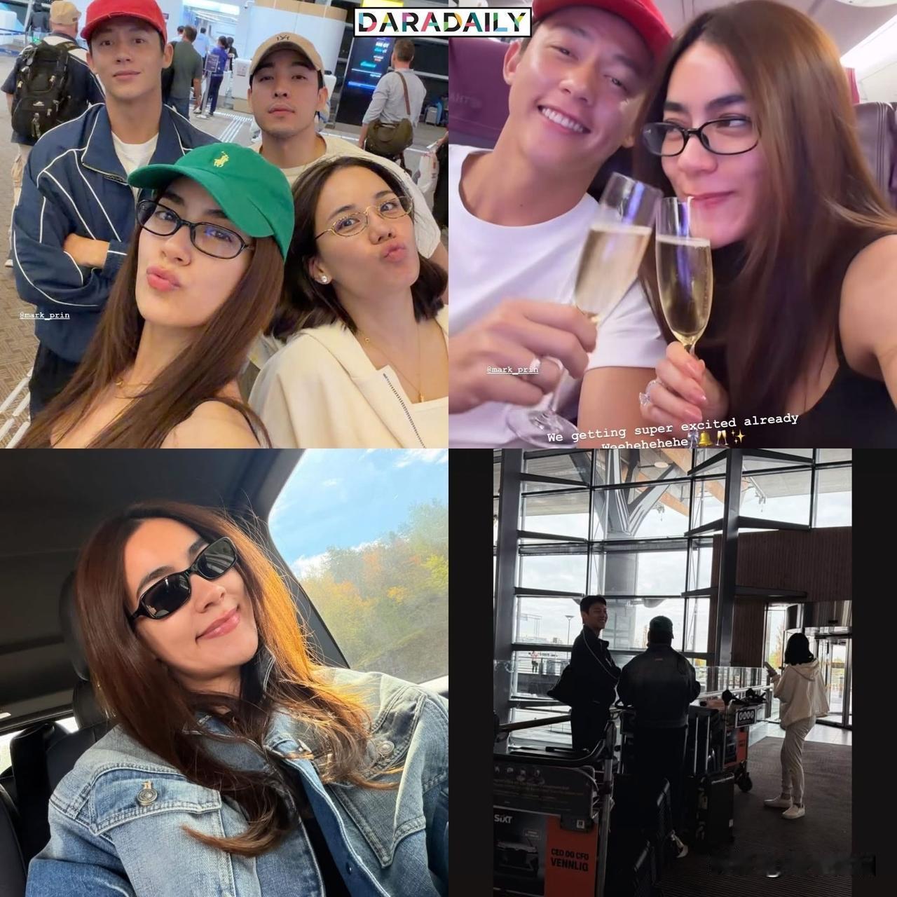 Mark、Kimberley等好友启程前往挪威，准备参加Nadech、Yaya的