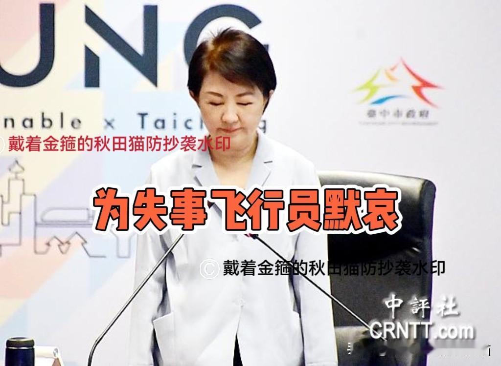 “妈妈市长”越界了吗？
台教练机坠毁两名飞官殉职，卢秀燕领着开会全员默哀引热议，