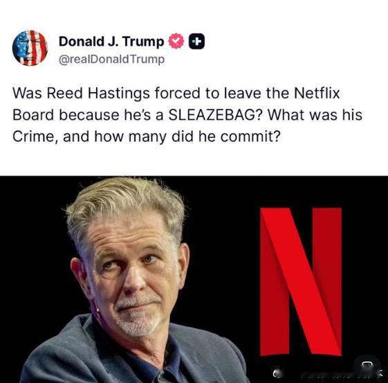 【黄金时代】民主党主要捐款人、Netflix高管里德·哈斯廷斯（Reed Has