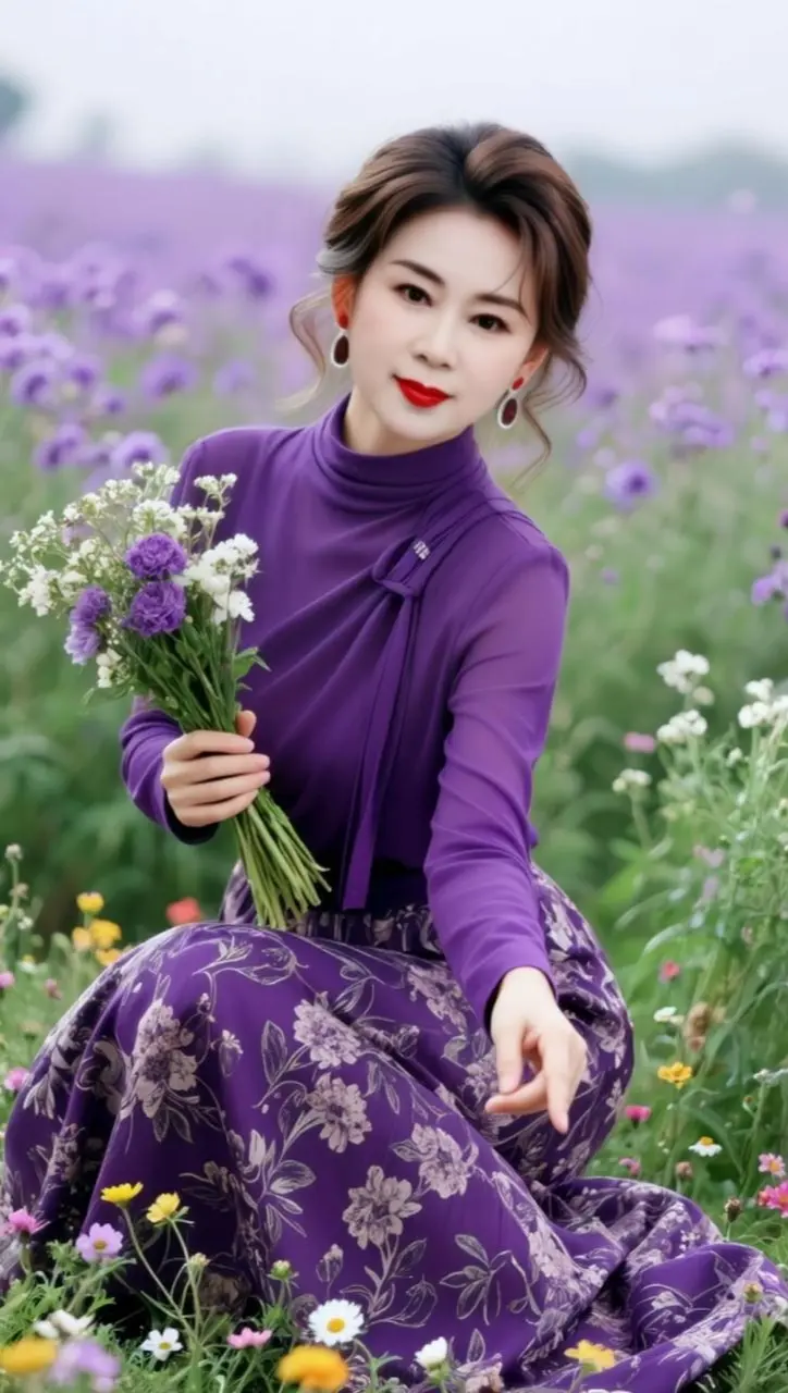 AI花海氛围感写真 随变ai随便玩