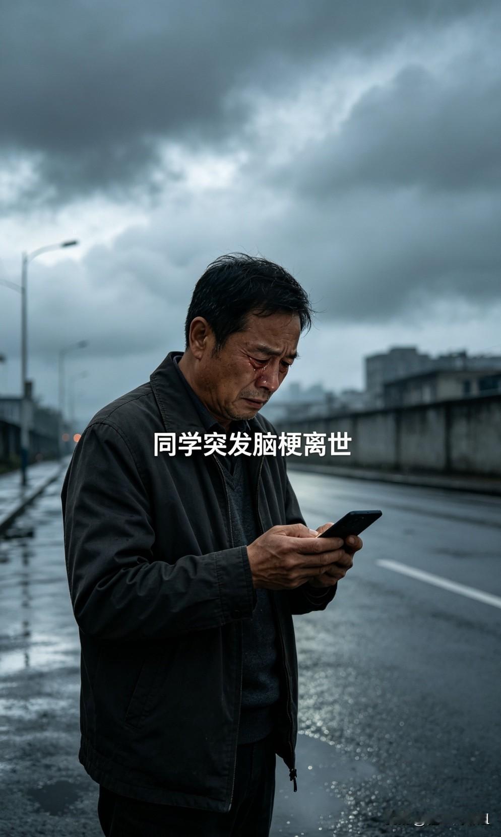 再有四个月就可以领退休金了，我初中同学却在清明刚过完没两天就突然去世了。

我听