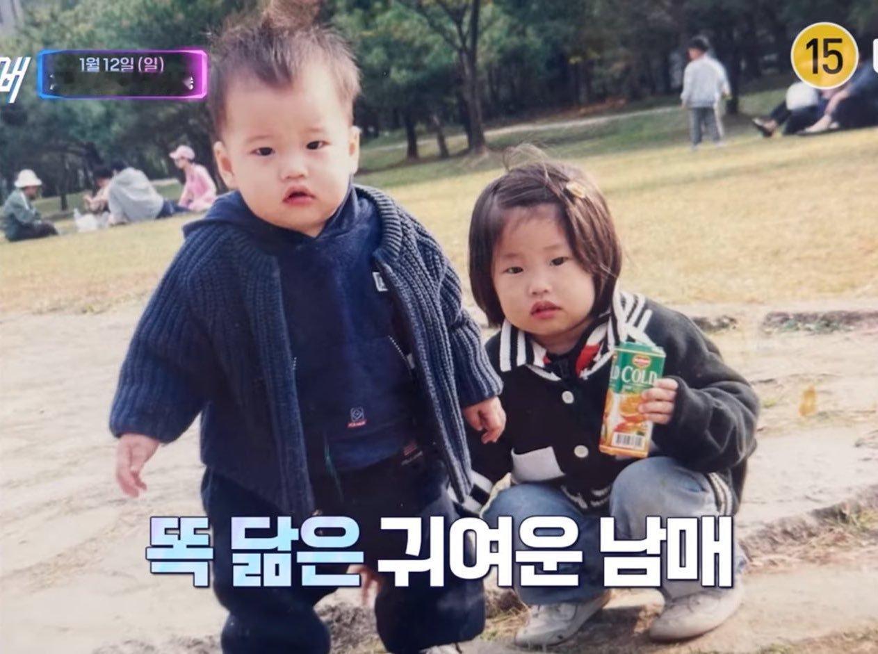 【twi】哇，sohee小时候和姐姐的照片ㅋㅋ ㅜㅜ 