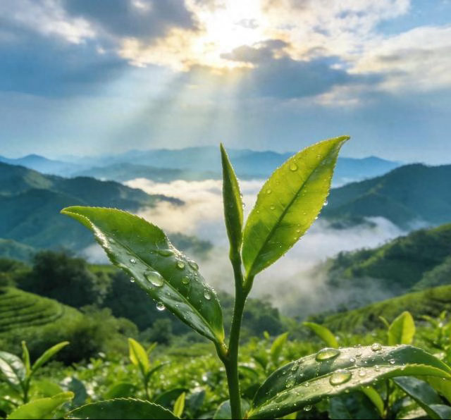 晚安，三无量。青山霁后云犹在，画出东南四五峰。 