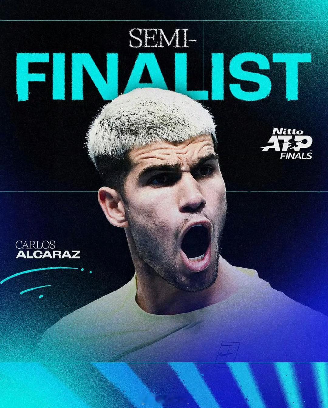 阿尔卡拉斯晋级四强，弗里茨已确认出局。如果阿尔卡拉斯战胜穆塞蒂，阿尔卡拉斯小组第