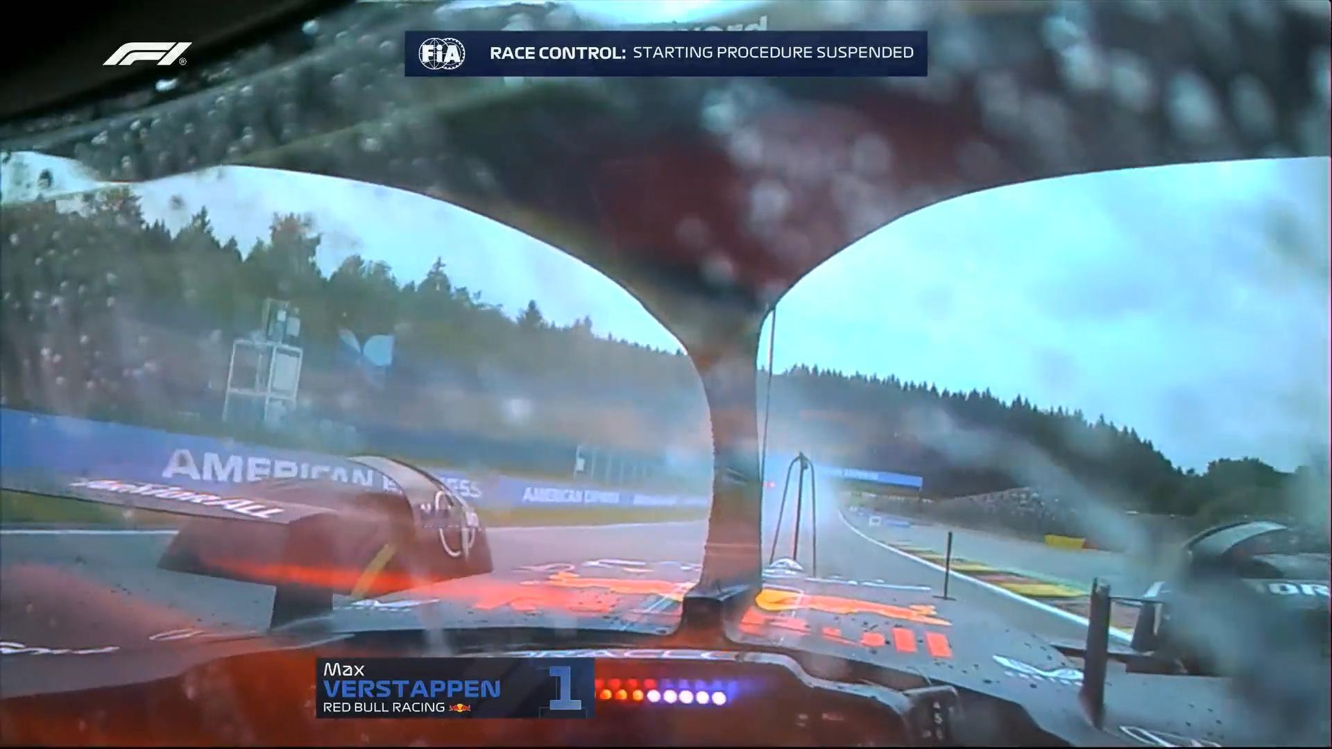 起步程序被终止！F12025F1比利时大奖赛 ​​​