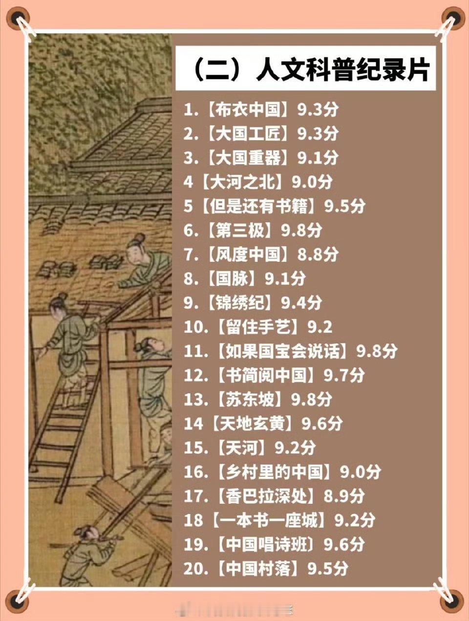 多看纪录片能开阔眼界，提升认知！ 