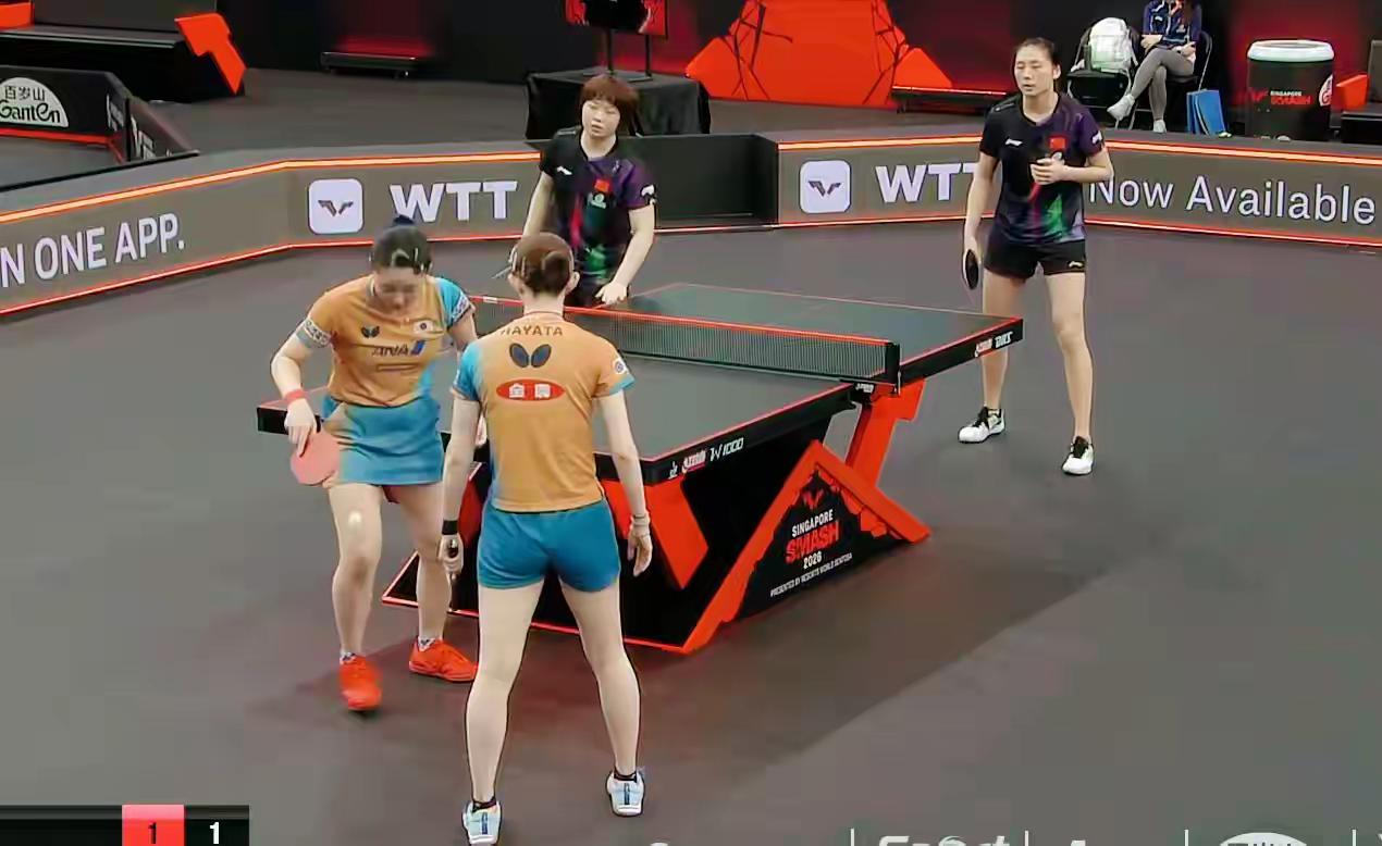 【国乒女双遗憾出局无缘决赛，对手发挥更出色】2026.2.26 WTT新加坡大满