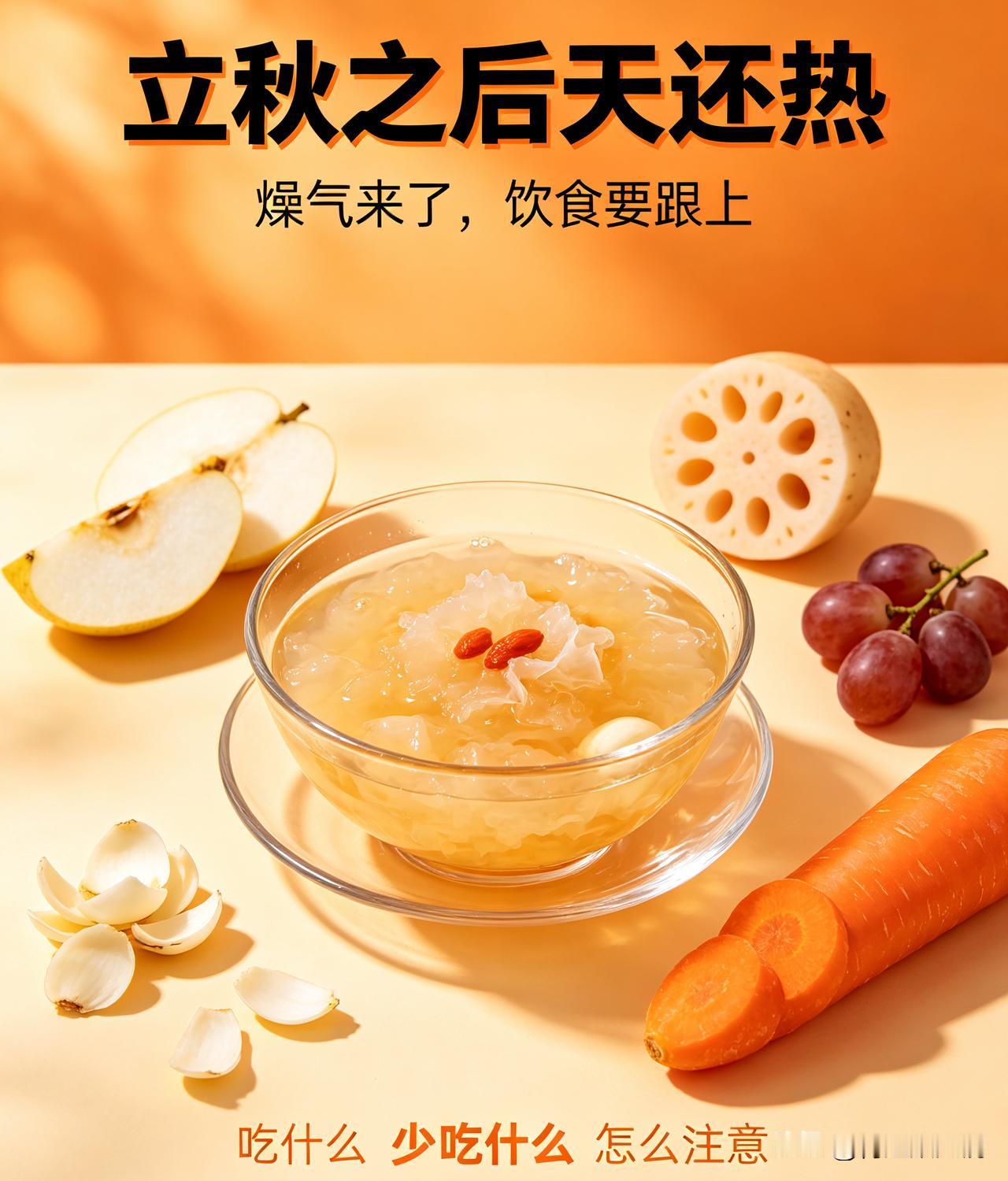 立秋之后天还热，燥气已经悄悄找上门
 
明明白天依旧酷暑难耐，感觉一点秋天的凉意