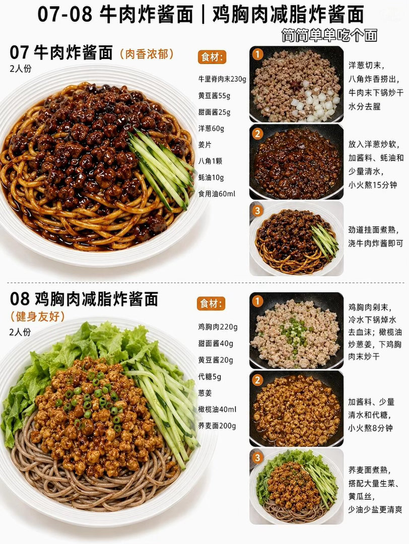 10分钟搞定的炸酱面，一周换着吃都不腻！🍜我的美食日记