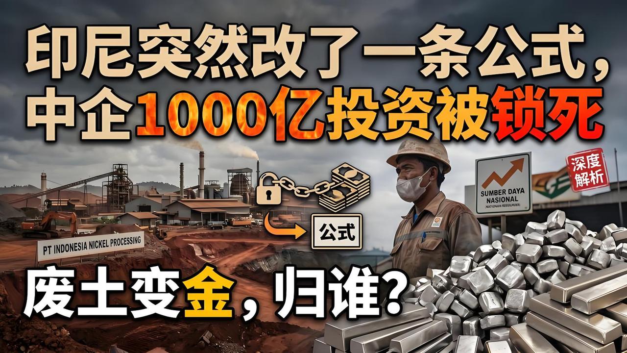 印尼卸磨杀驴！百亿镍投资刚落地，就被釜底抽薪
 
印尼这波操作，简直把过河拆桥玩