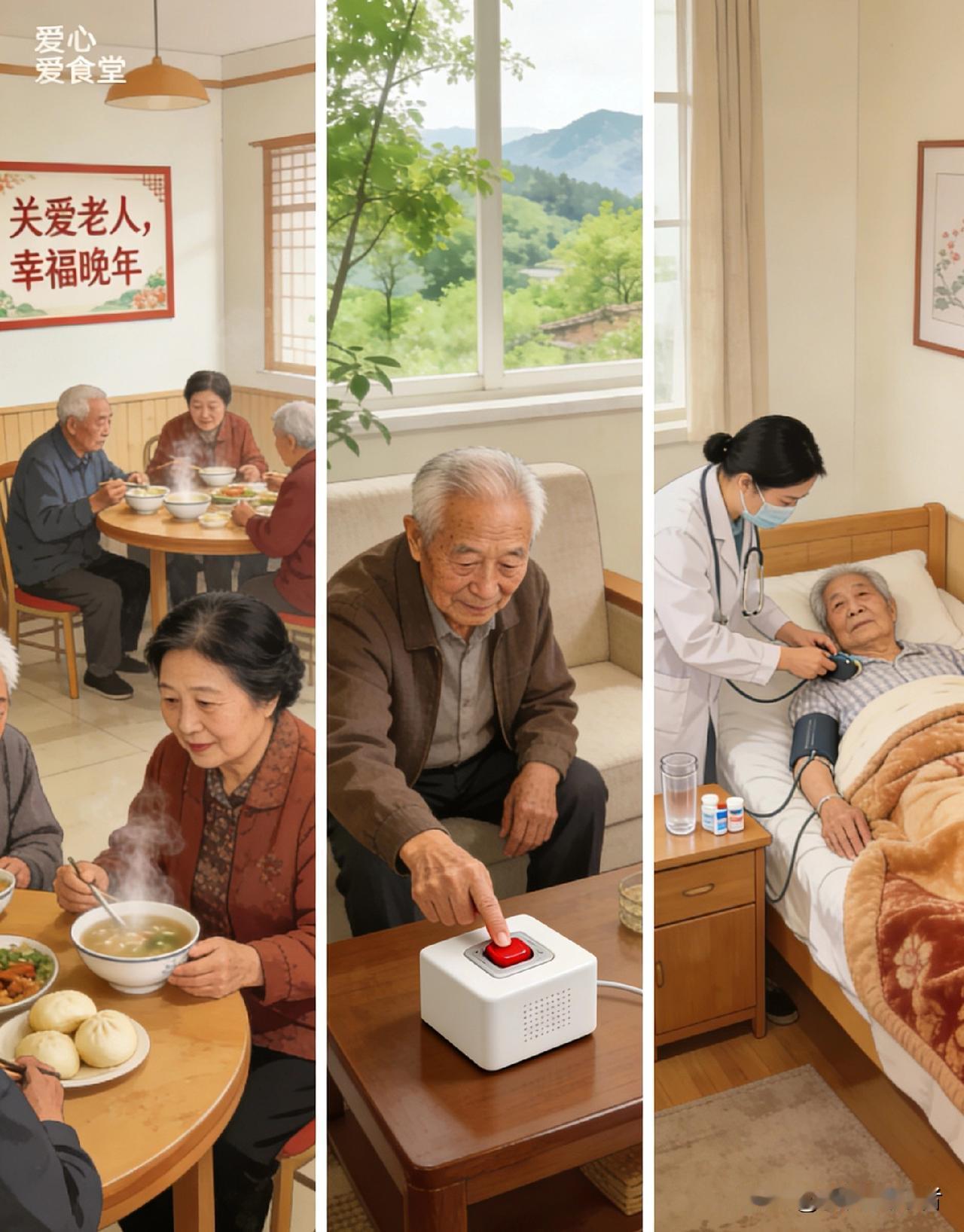 2026年农村老人有“靠山”！村里必办3件实事，养老更安心
 
2026年起，国