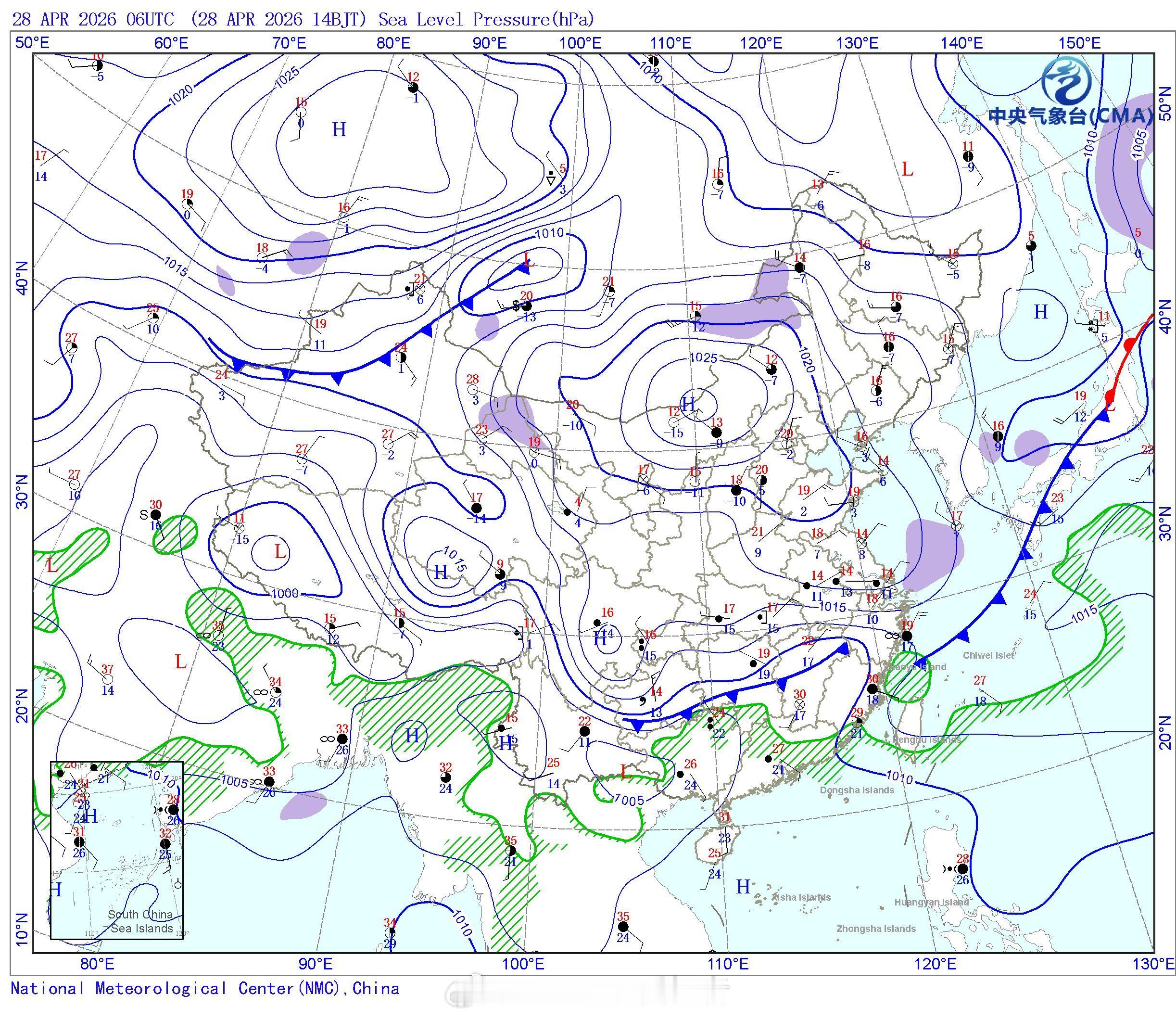 冷空气 高空横槽正在引导冷空气南下中，冷暖交汇正在给长江中下游等地只要大范围降雨