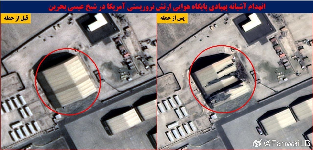 美媒，卫星图像显示，卫队可能打掉了美国特朗普总统的一架p8预警反潜机在过去一个月