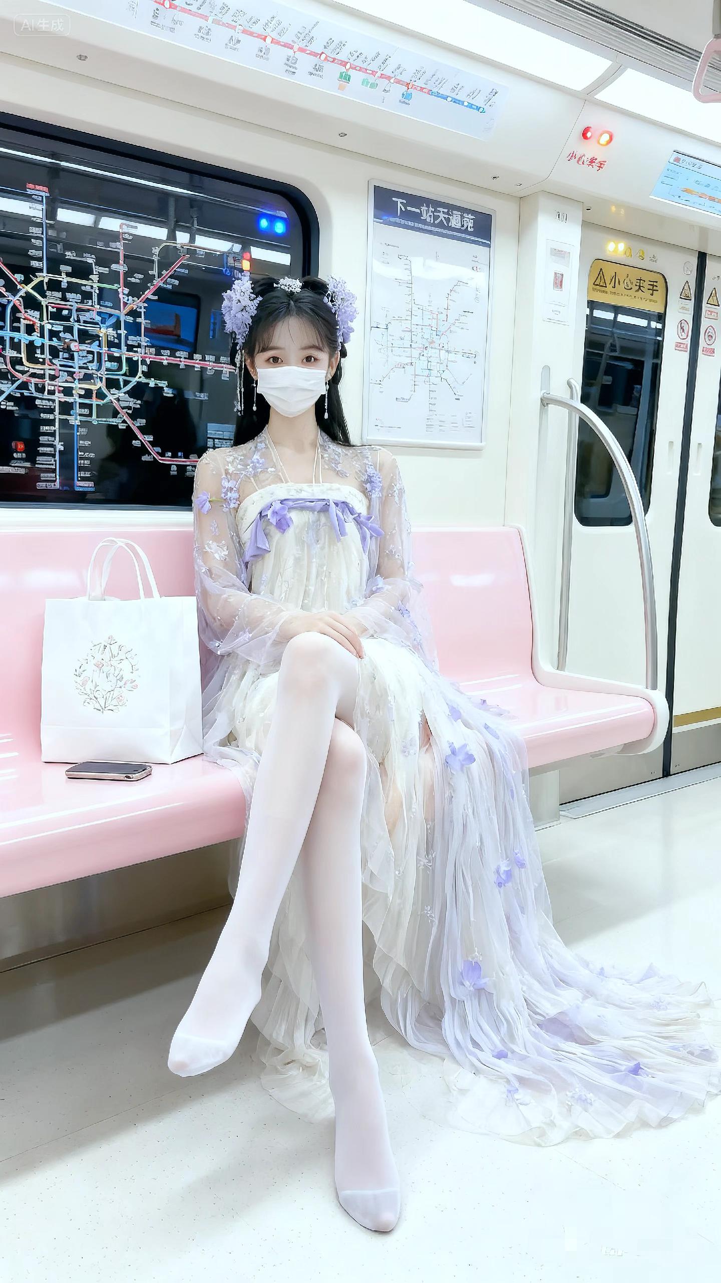 奶茶妹，请勿在地铁门口逗留
