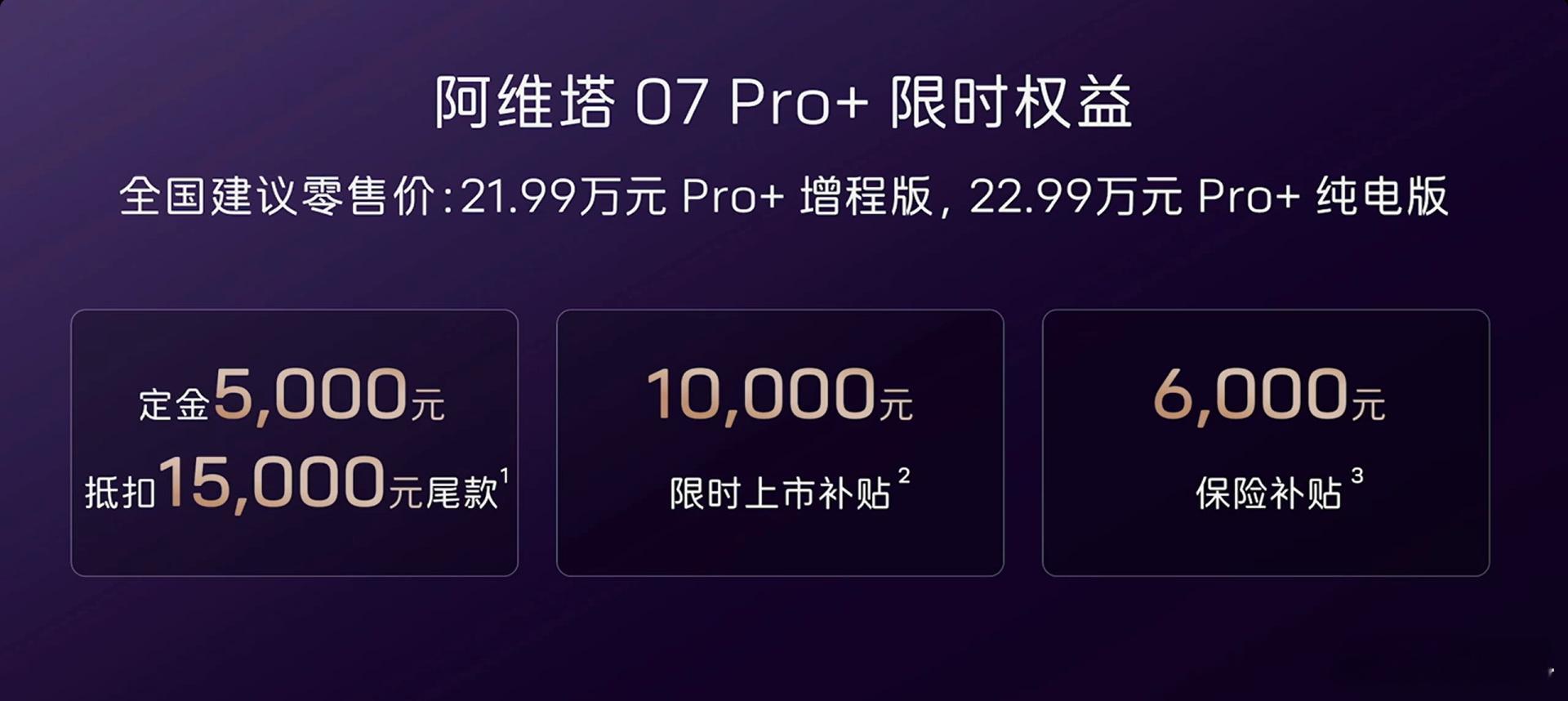 阿维塔07 Pro+焕新上市，作为同级最强六边形战士，零售价21.99万起！ 搭