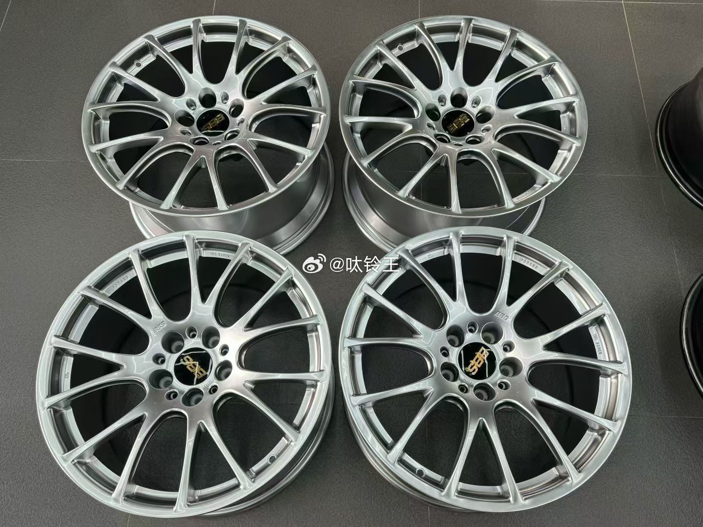 心情件 正品BBS REV  脱漆改色DS银数据19寸 9J ET22 10J 