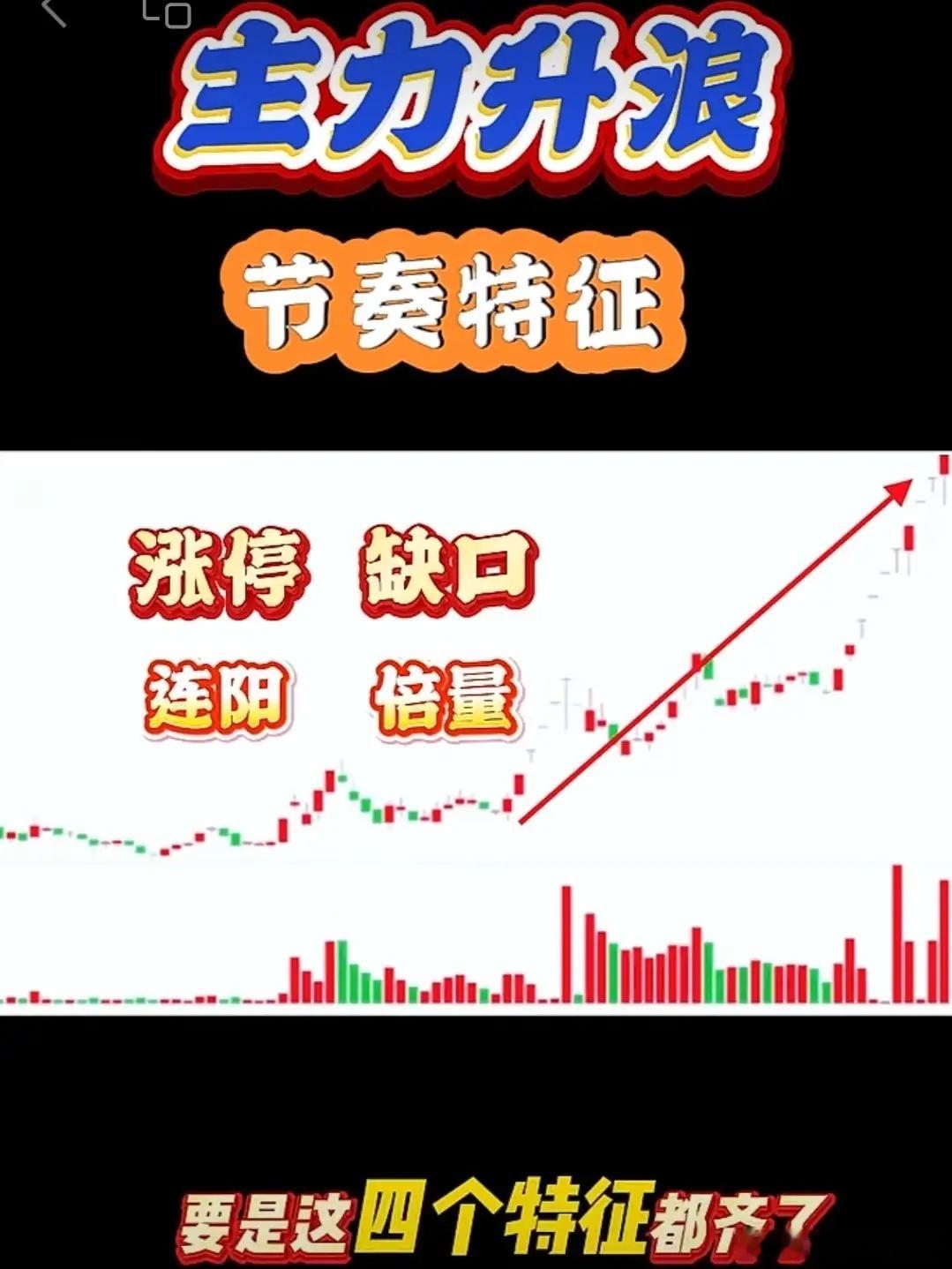 主力拉升的四个特征，是主力拉升阶段比较典型的盘面信号，具体可以这样理解： 1. 