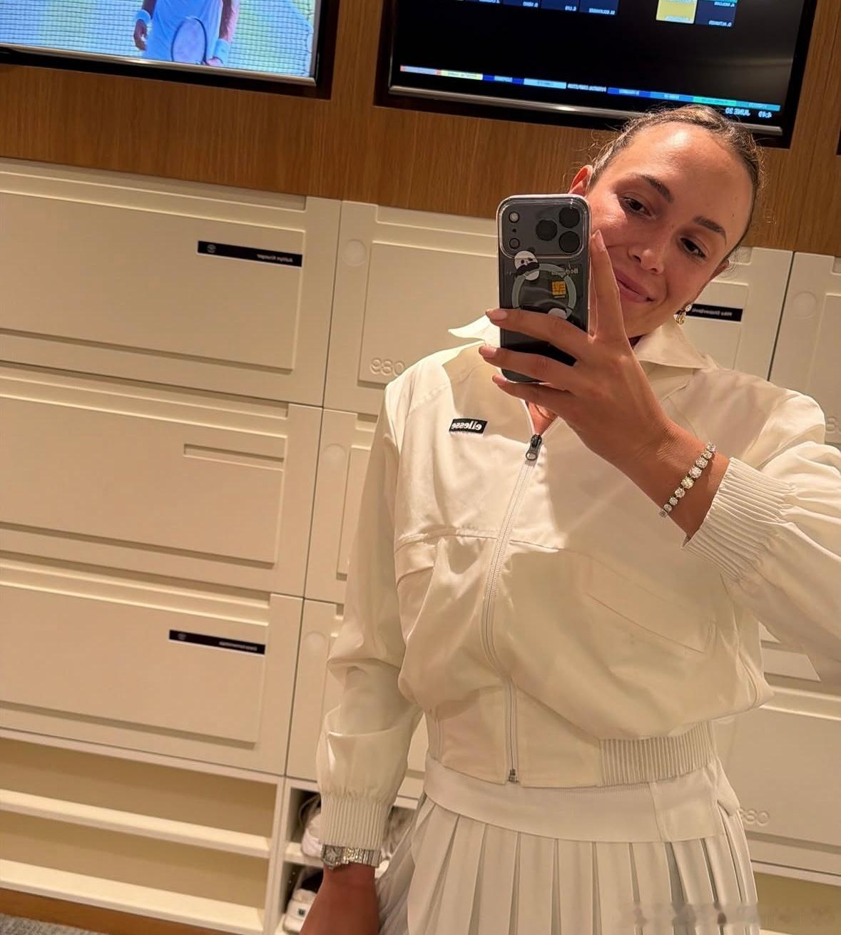 维基奇，告别温网2026Donna就发了两个emoji🥹wta