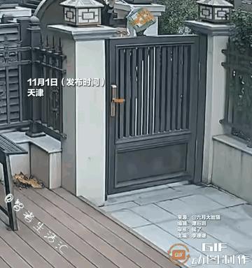 一切为顾客着想？
好温暖的画面，客户没在家，电话联系后，告诉快递小哥把购买物品放