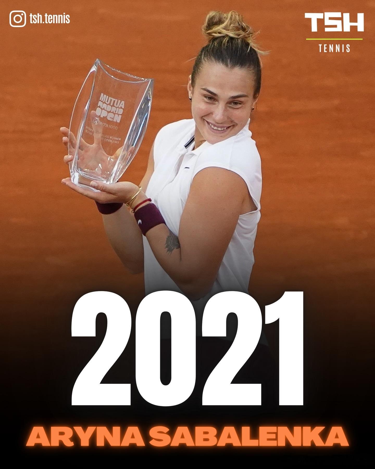 马德里过往的冠军🏆WTA方面可以看到现役仅有萨巴伦卡、斯瓦泰克、贾贝尔拿过；而