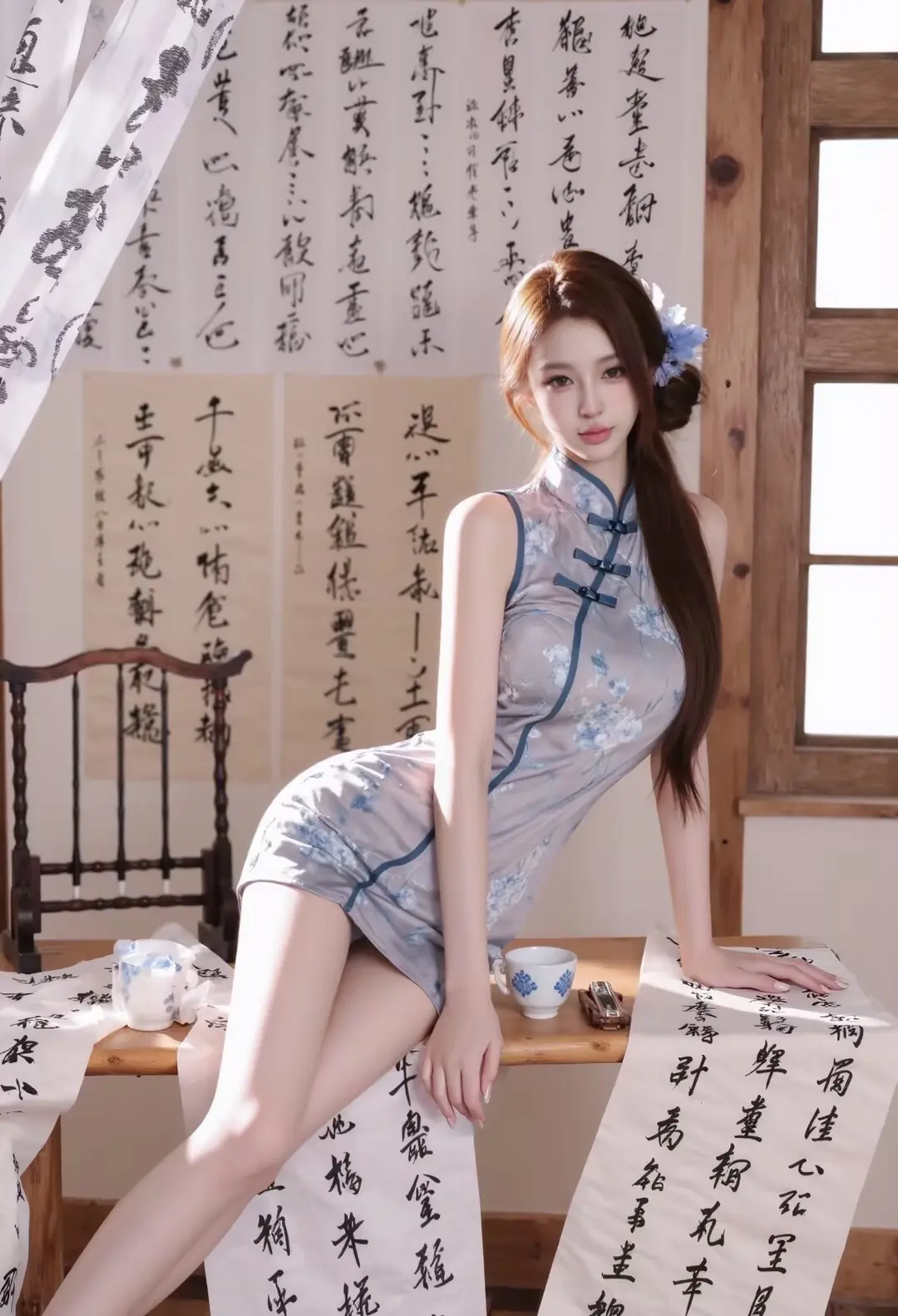 东方美学韵味 古典韵味旗袍写真 国风写真分享