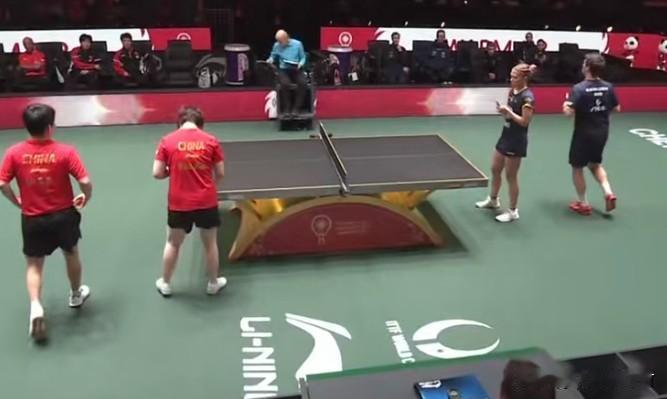 林诗栋蒯曼3:0卡尔森/C·卡尔伯格
成都混合团体世界杯第二阶段
中国队对阵瑞典