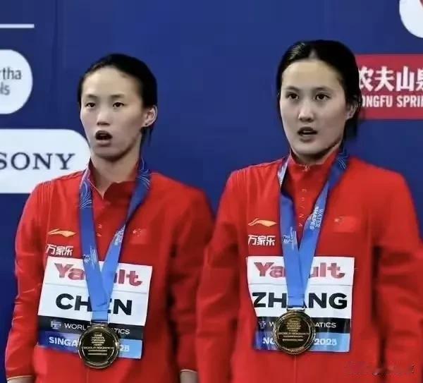 全红婵和陈芋汐不管是谁，只要是为国争光 ，她们俩都值得被尊重，而乐乐极度自律 ，