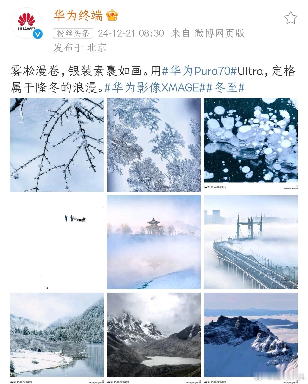 懂了，秋天拍落叶用Mate，冬天拍白雪用Pura是吧[doge] 