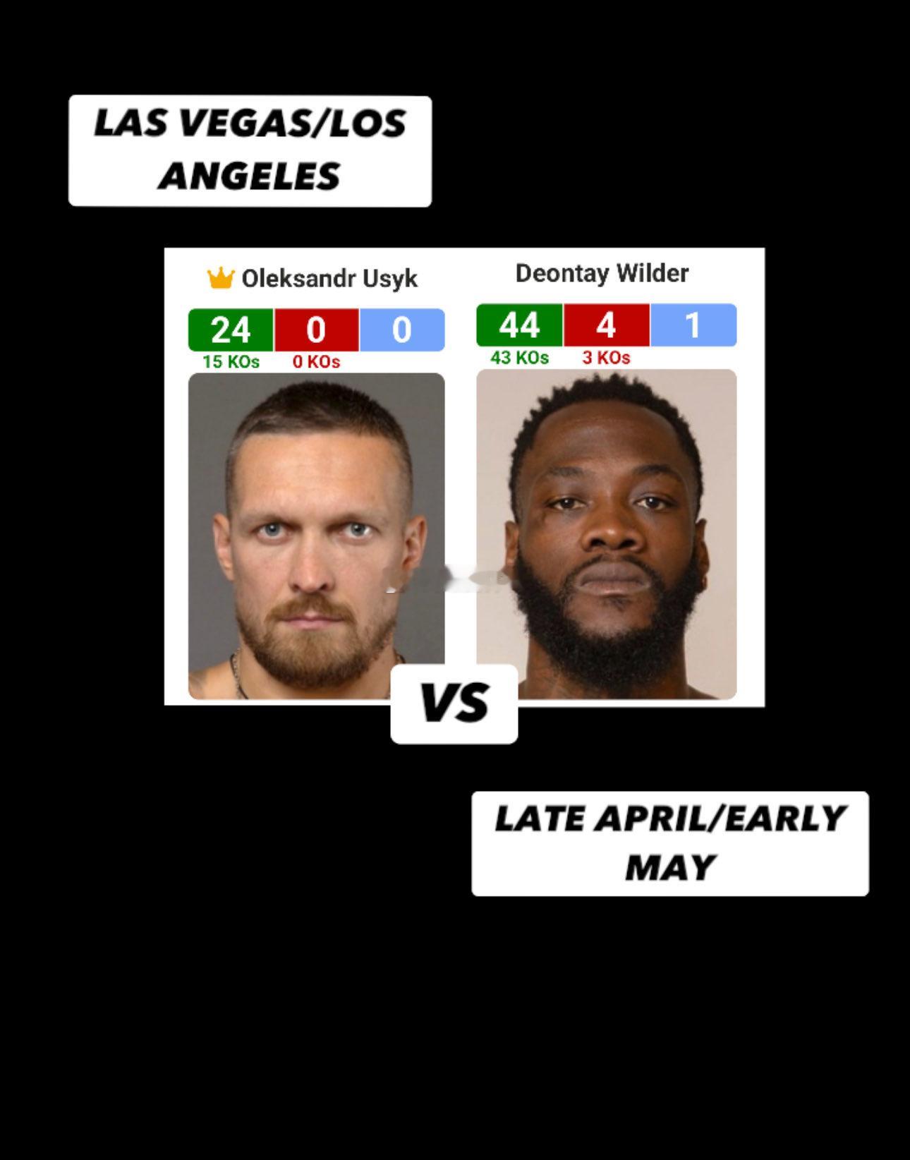 拳坛速递 据外媒消息，若双方团队能最终敲定比赛，奥列克桑德·乌西克Oleksan