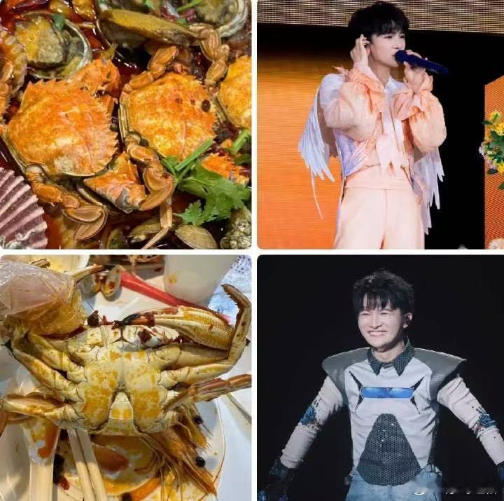 周深苏州特供版大闸蟹真的很感慨这份双向的美好，两年时间用大闸蟹造型呼应彼此，小小
