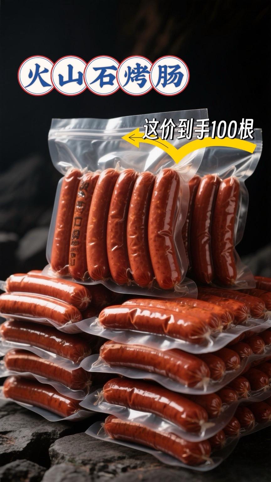 自从有了这个火山石烤肠，就再也没出去买过了 商家搞活动，现在这个价到手...