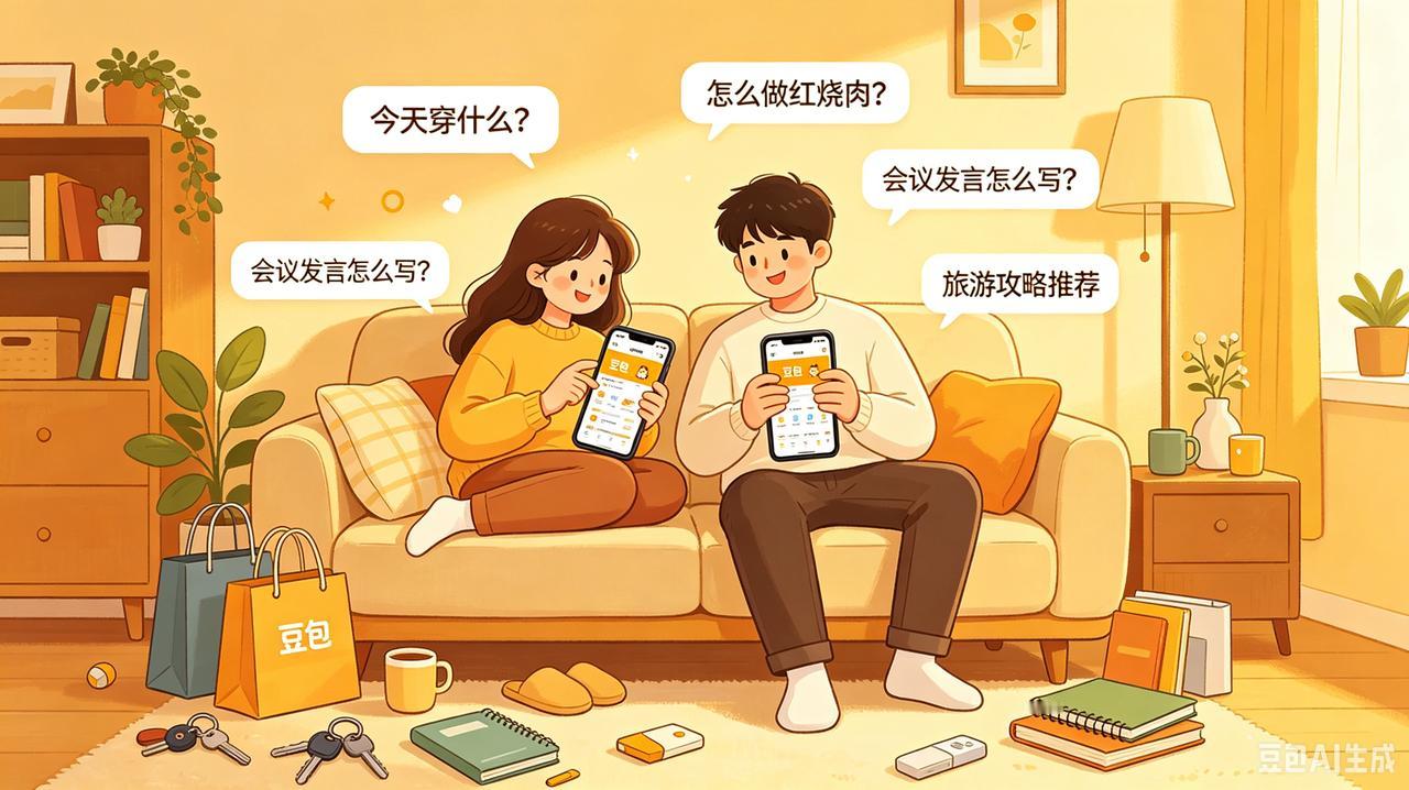 自从有了豆包，我们就不知道日子怎么过了，大小事情都要问豆包。