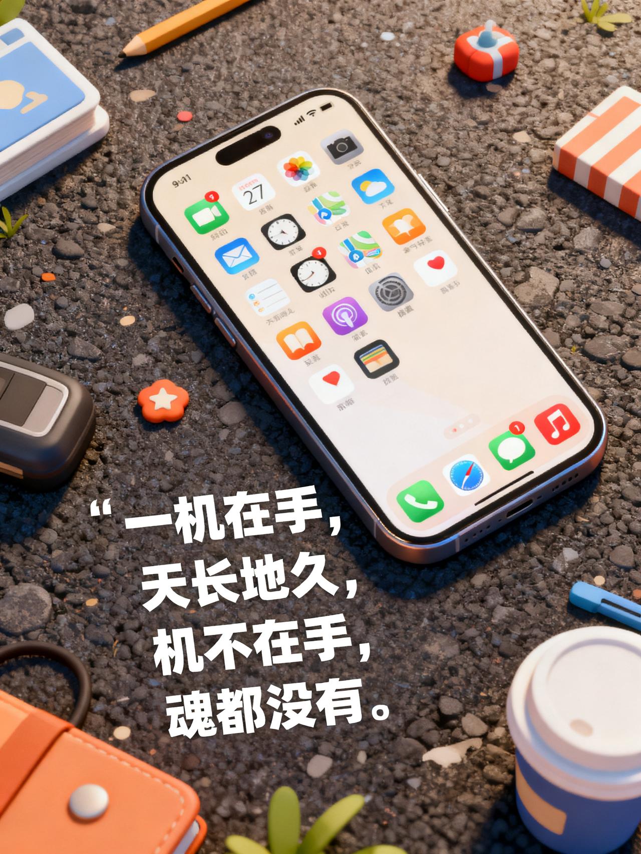 你和你的手机，是不是已经是两口子了？
现在谁要是出门忘带手机走出去半站路，宁愿迟