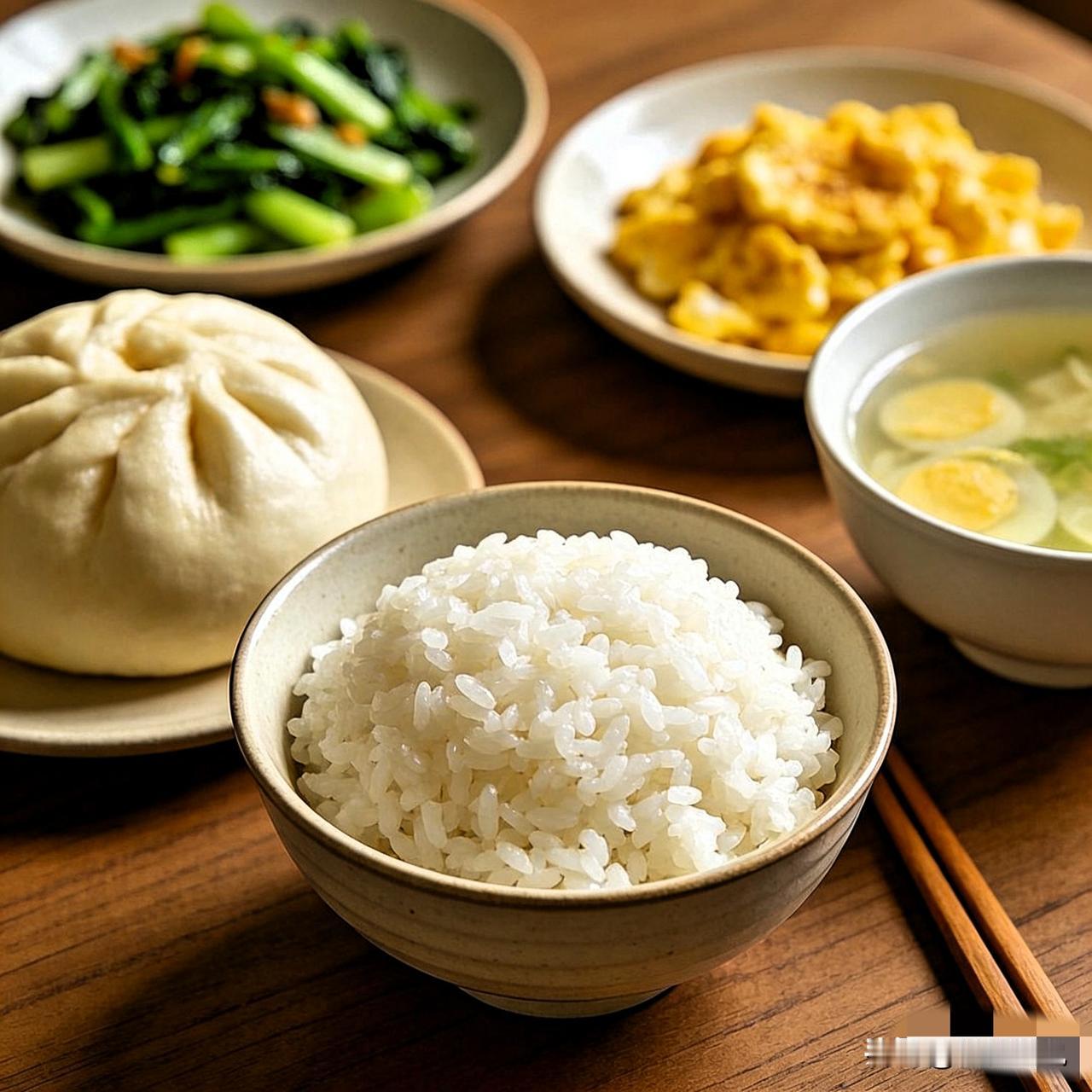 米饭和馒头哪个好吃，全看口味和搭配，我个人是福建人还是更偏爱米饭多一点。白米饭粒