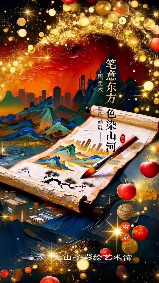 主办元山子彩绘艺术馆。