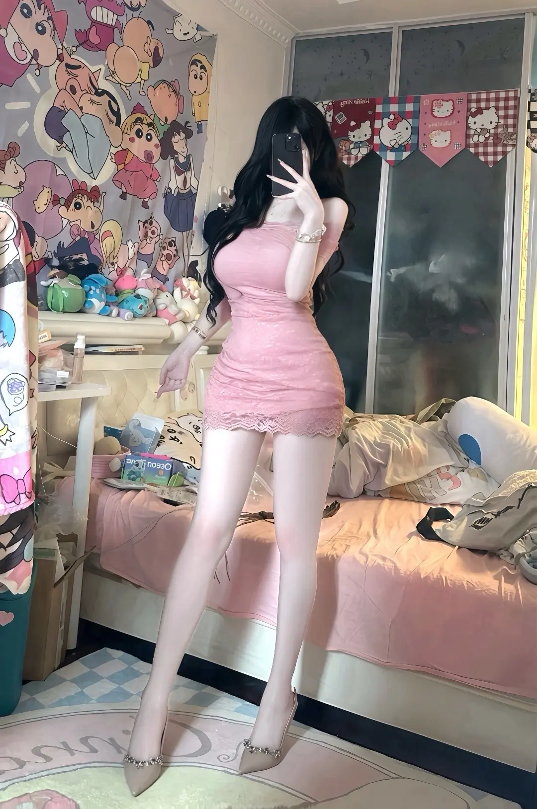 喜欢被掐脖子的可以买小一号的高领毛衣穿