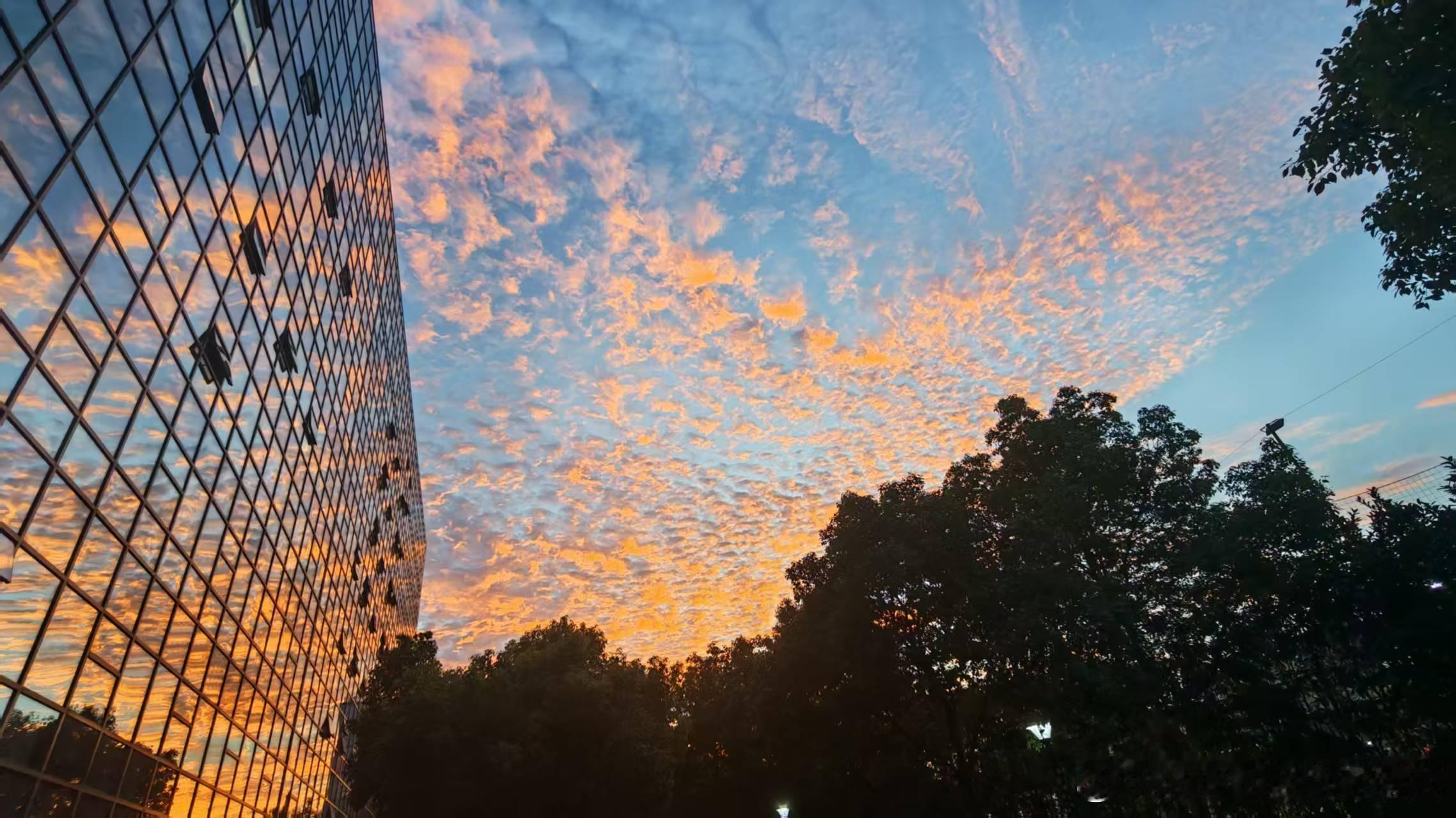 又见杭州的最美晚霞