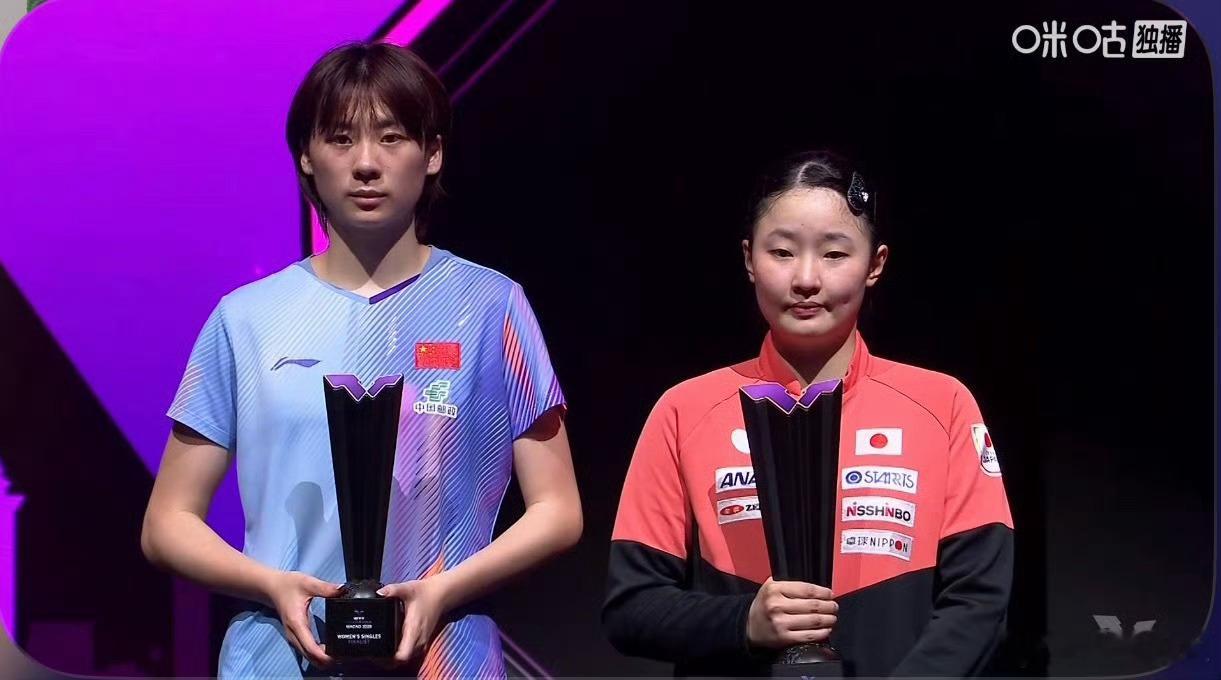 张本美和冠军，生着病还能打对手个4:3，确实够牛，而且才仅仅18岁，按着这个状态